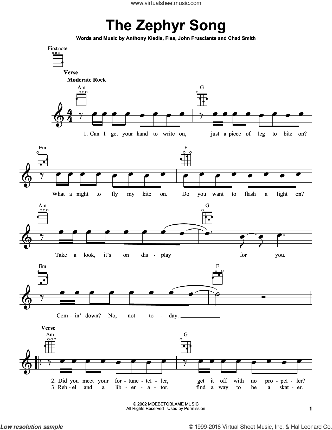 The Zephyr Song