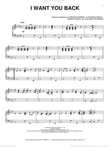 I Want You Back [Jazz version]