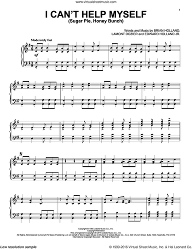 I Can't Help Myself (Sugar Pie, Honey Bunch) [Jazz version]