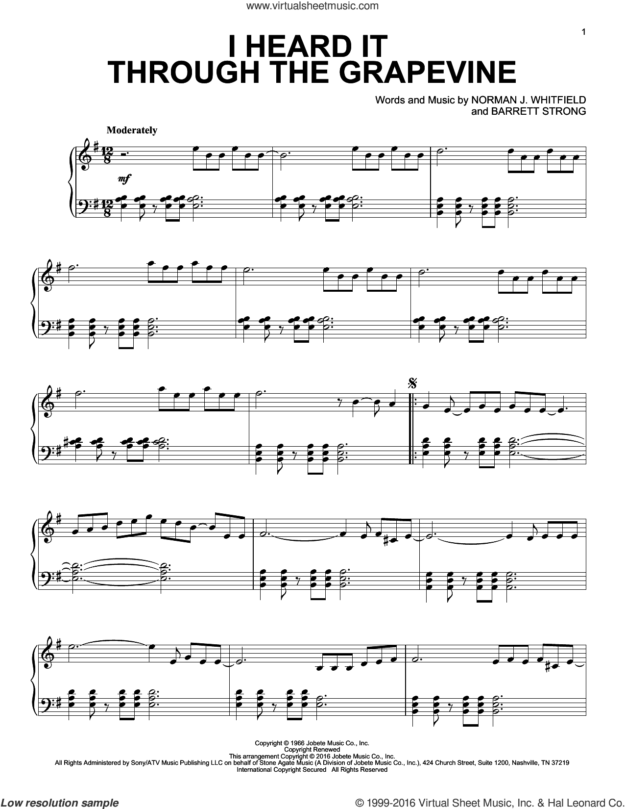 I Heard It Through The Grapevine [Jazz version]