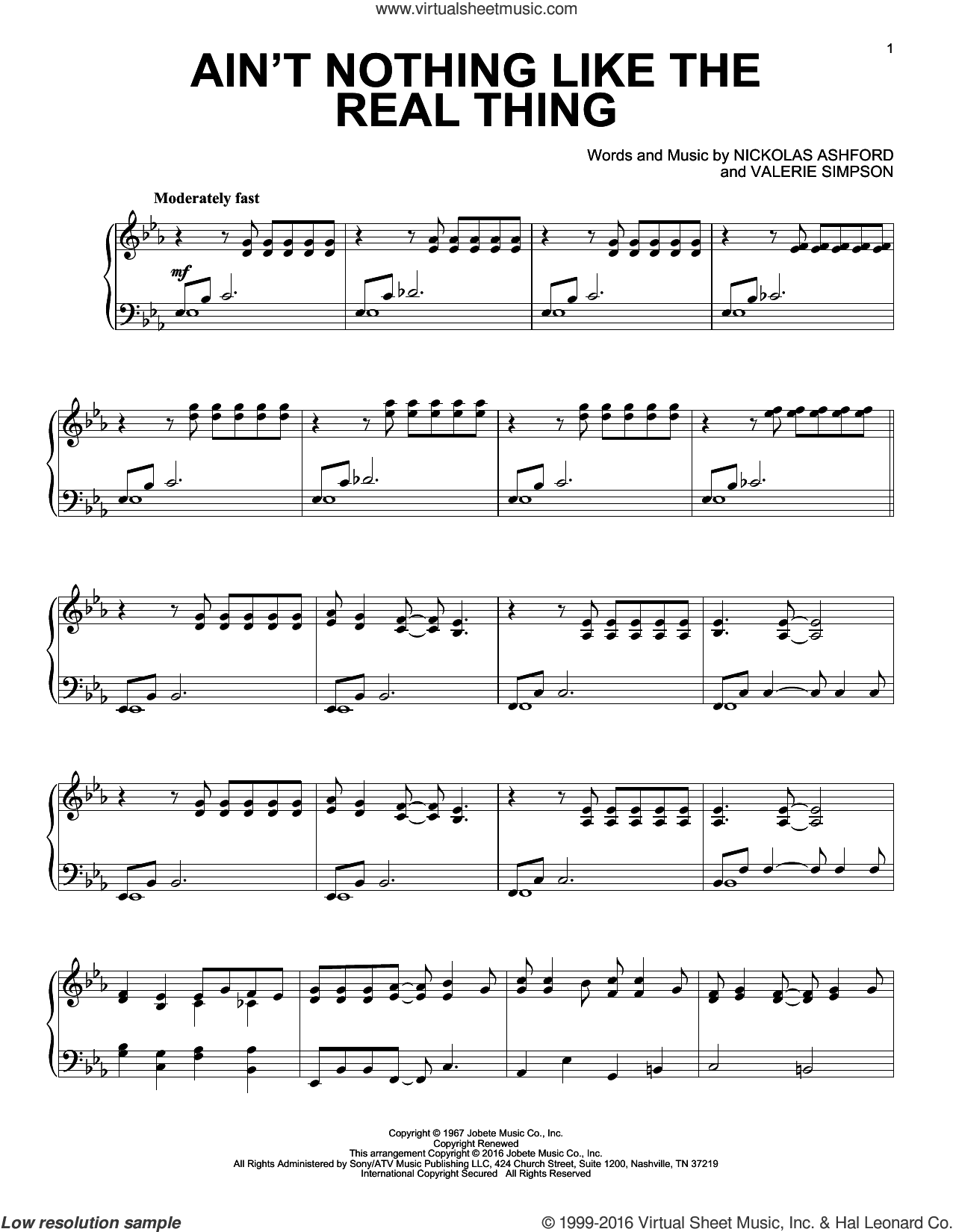 Ain't Nothing Like The Real Thing [Jazz version]