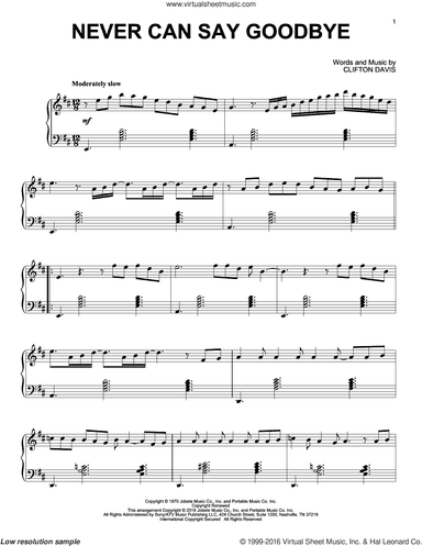 Never Can Say Goodbye [Jazz version]