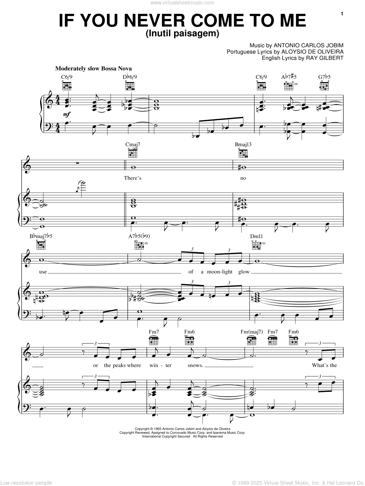 If You Never Come To Me (Inutil Paisagem)