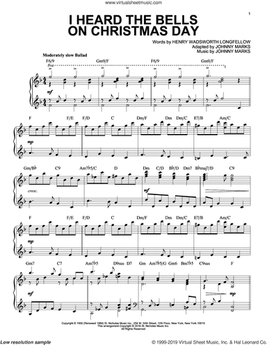 I Heard The Bells On Christmas Day [Jazz version] (arr. Brent Edstrom)