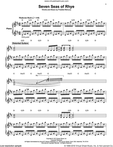 Seven Seas Of Rhye