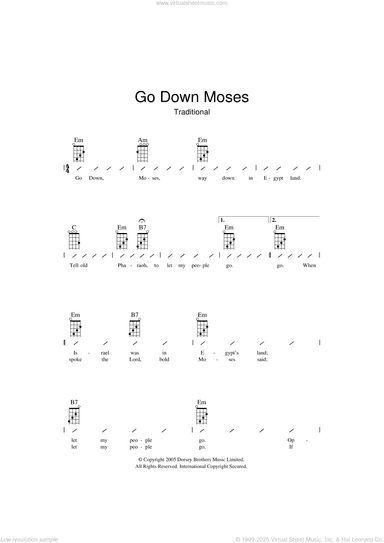Go Down Moses
