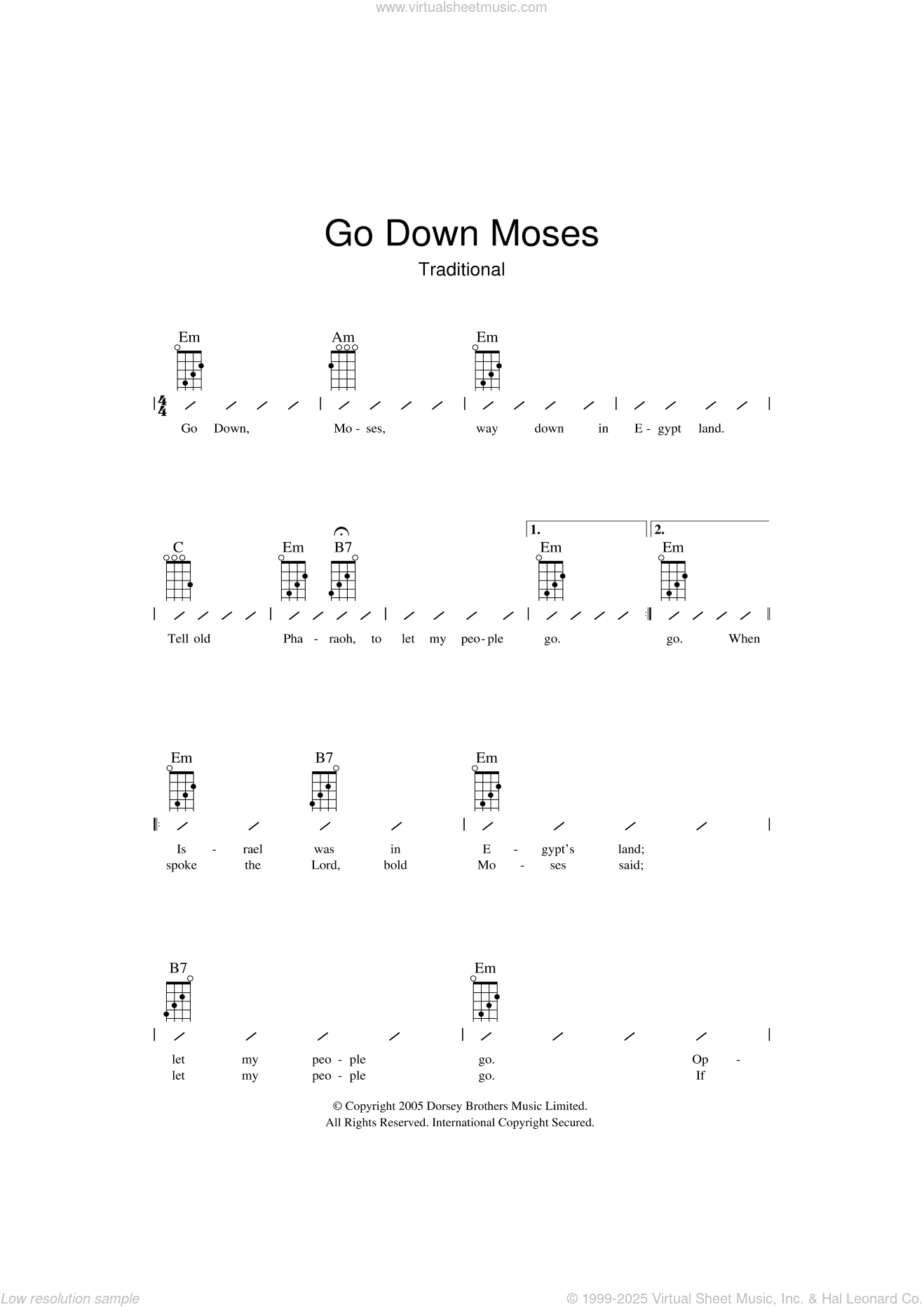 Go Down Moses