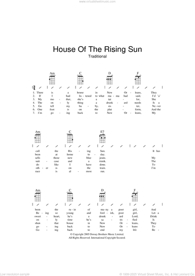 House Of The Rising Sun