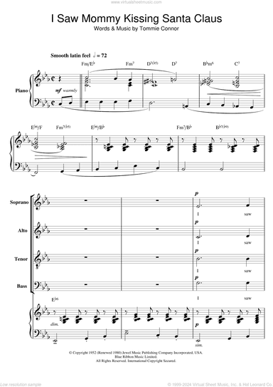 I Saw Mommy Kissing Santa Claus (arr. Berty Rice)