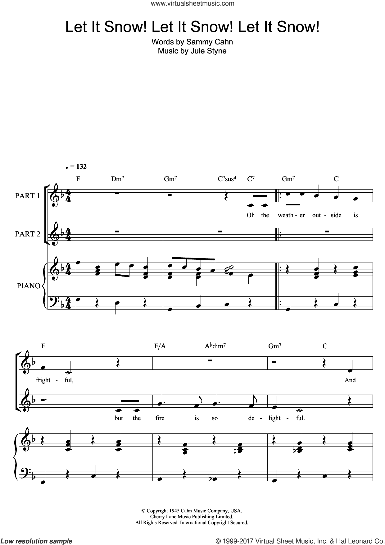 Let It Snow! Let It Snow! Let It Snow! (arr. Rick Hein)