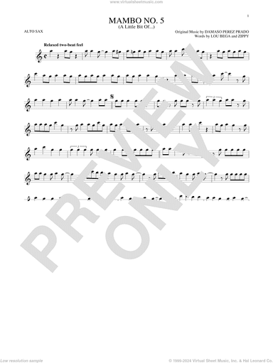 Mambo No. 5 (A Little Bit Of...)