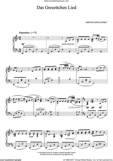 Das Grisettchen Lied