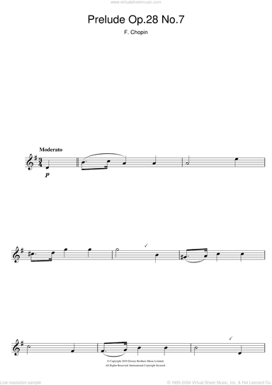 Prelude Op.28 No.7