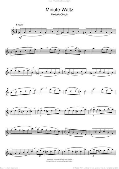 Minute Waltz in D flat major Op. 64 No. 1