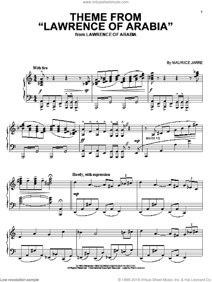 Theme From "Lawrence Of Arabia"