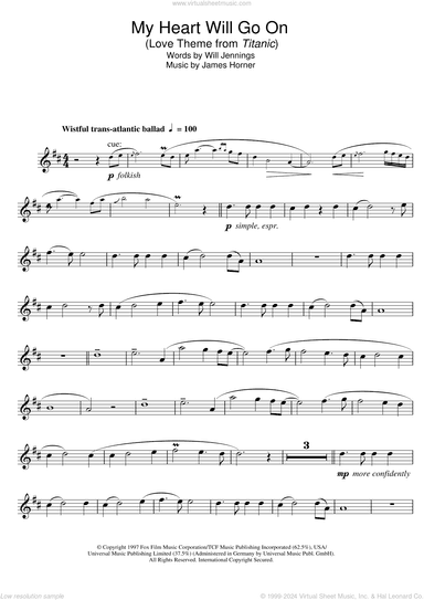 My Heart Will Go On (Love Theme from Titanic)