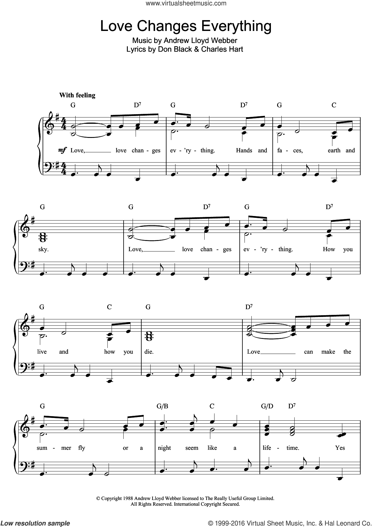 Love Changes Everything (from Aspects Of Love)