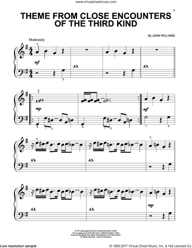 Theme From Close Encounters Of The Third Kind