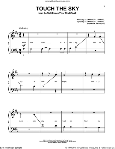 Touch The Sky (From Brave), (beginner) (From Brave)