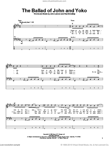 The Ballad Of John And Yoko