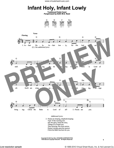Infant Holy, Infant Lowly