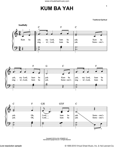 Kum Ba Yah, (beginner)