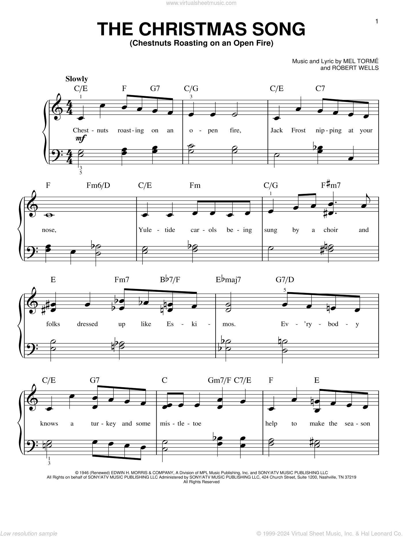 The Christmas Song (Chestnuts Roasting On An Open Fire)