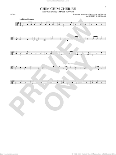 Chim Chim Cher-ee (from Mary Poppins)
