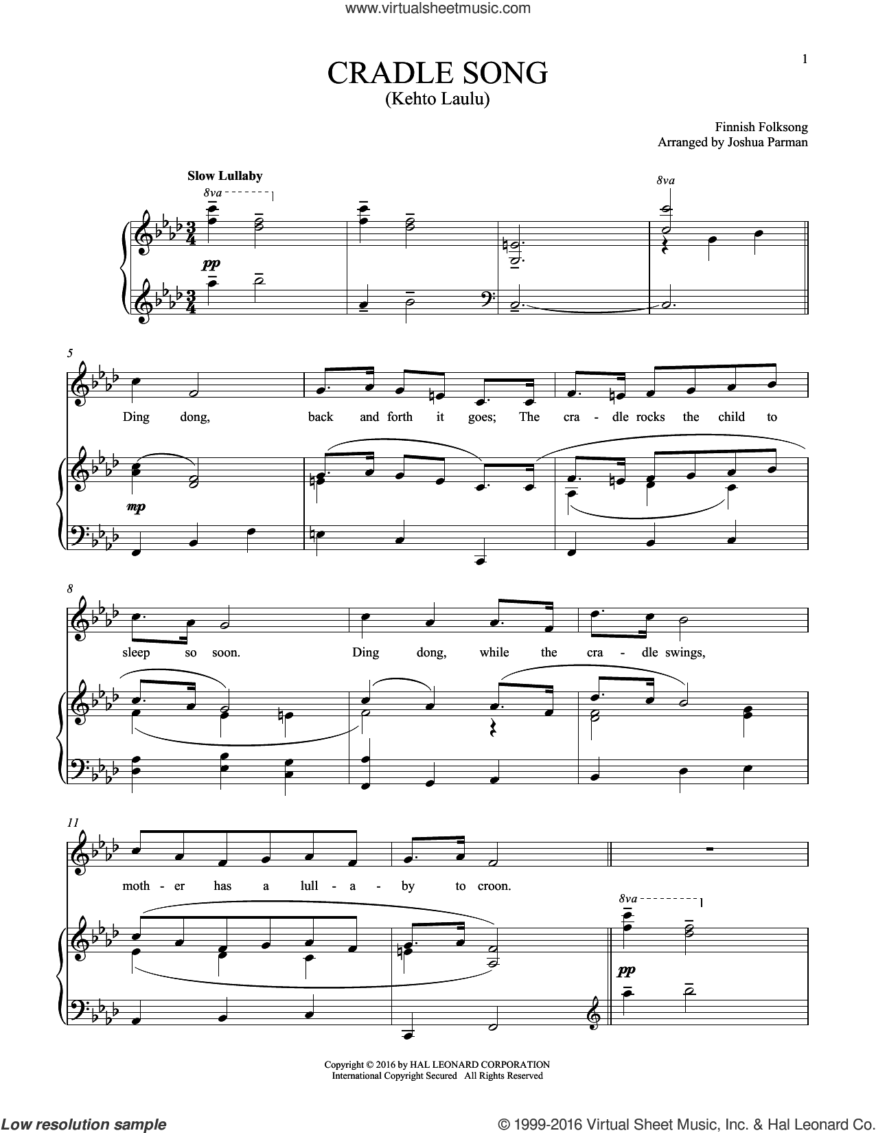 Kehto Laula (Cradle Song)