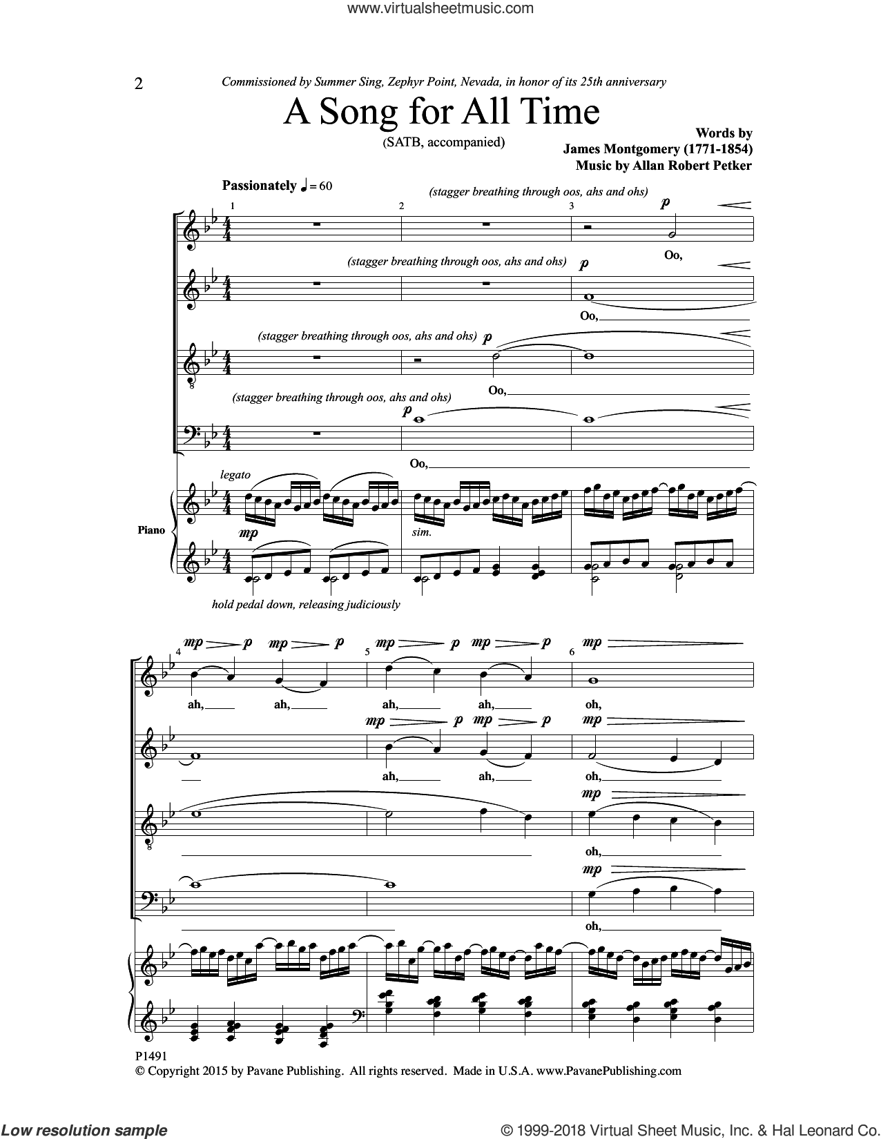 A Song for All Time