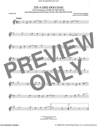 Zip-A-Dee-Doo-Dah (from Song Of The South)
