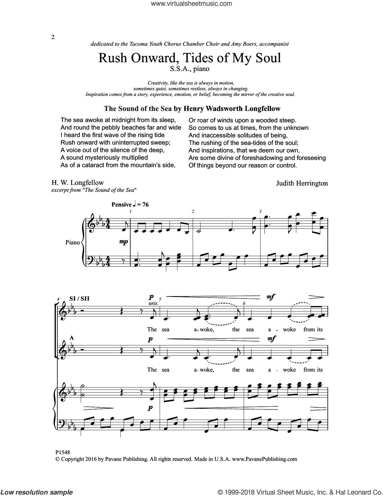 Rush Onward, Tides of My Soul