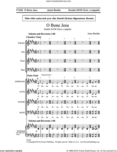 O Bone Jesu