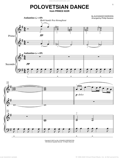 Polovetsian Dances (arr. Phillip Keveren)