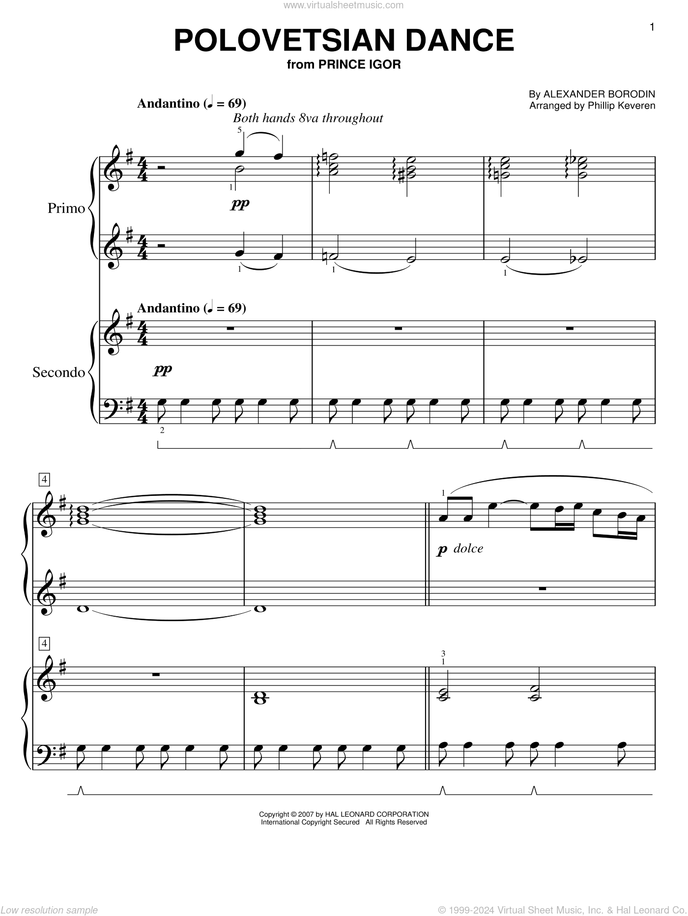 Polovetsian Dances (arr. Phillip Keveren)