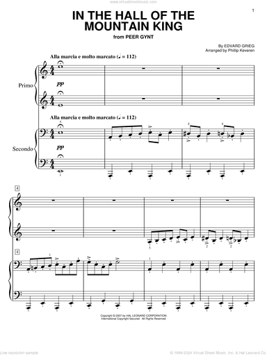 In The Hall Of The Mountain King (arr. Phillip Keveren)