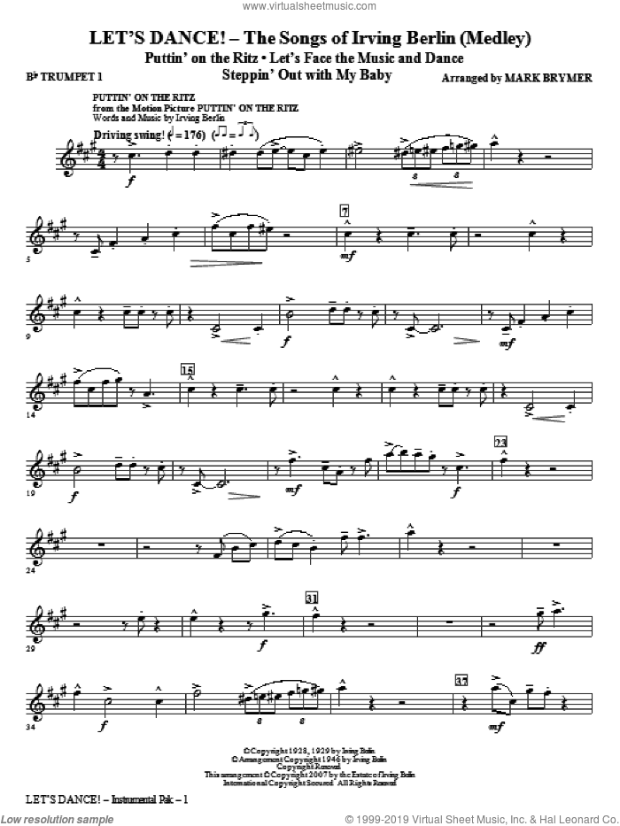 Let's Dance!, the songs of irving berlin (medley)