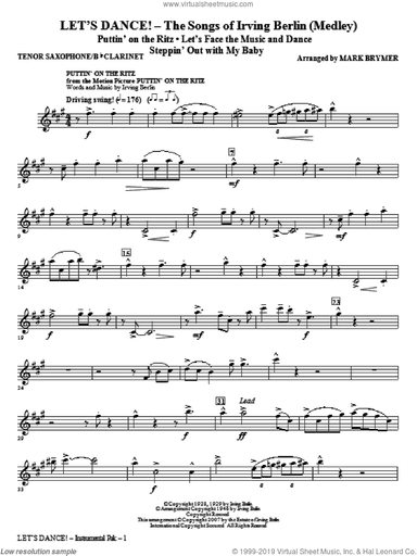 Let's Dance!, the songs of irving berlin (medley)