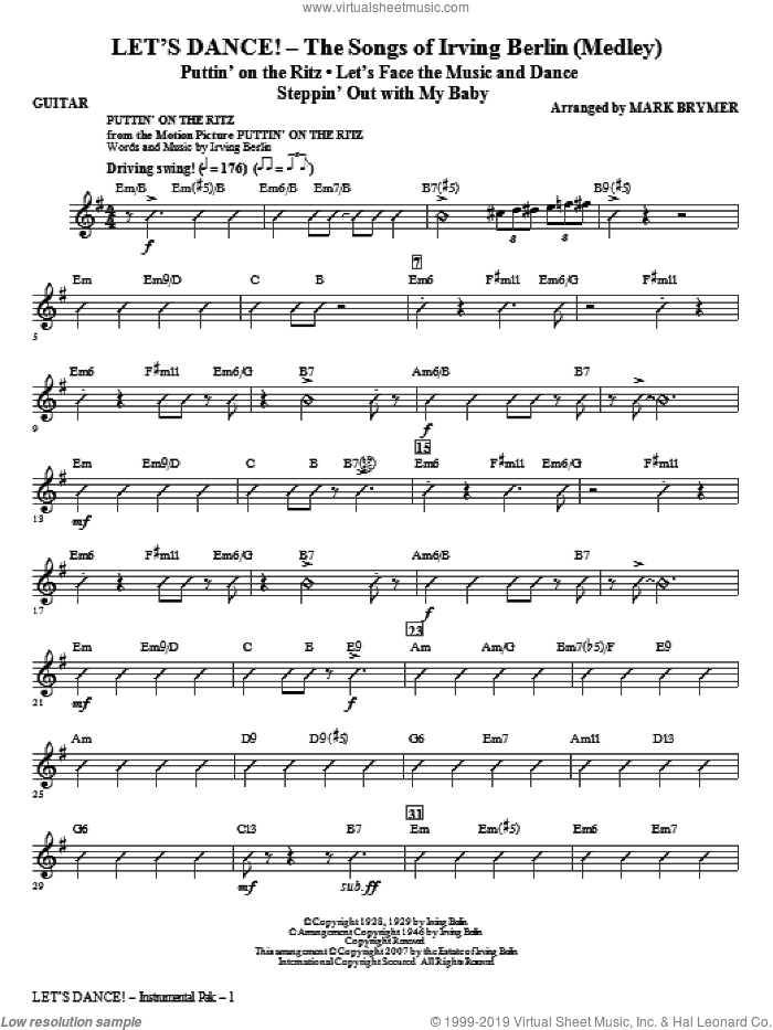 Let's Dance!, the songs of irving berlin (medley)