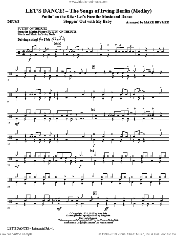Let's Dance!, the songs of irving berlin (medley)