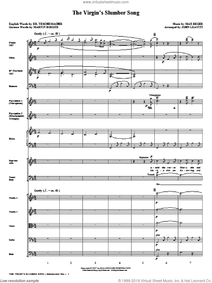 The Virgin's Slumber Song (COMPLETE)