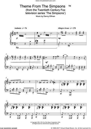 Theme From The Simpsons