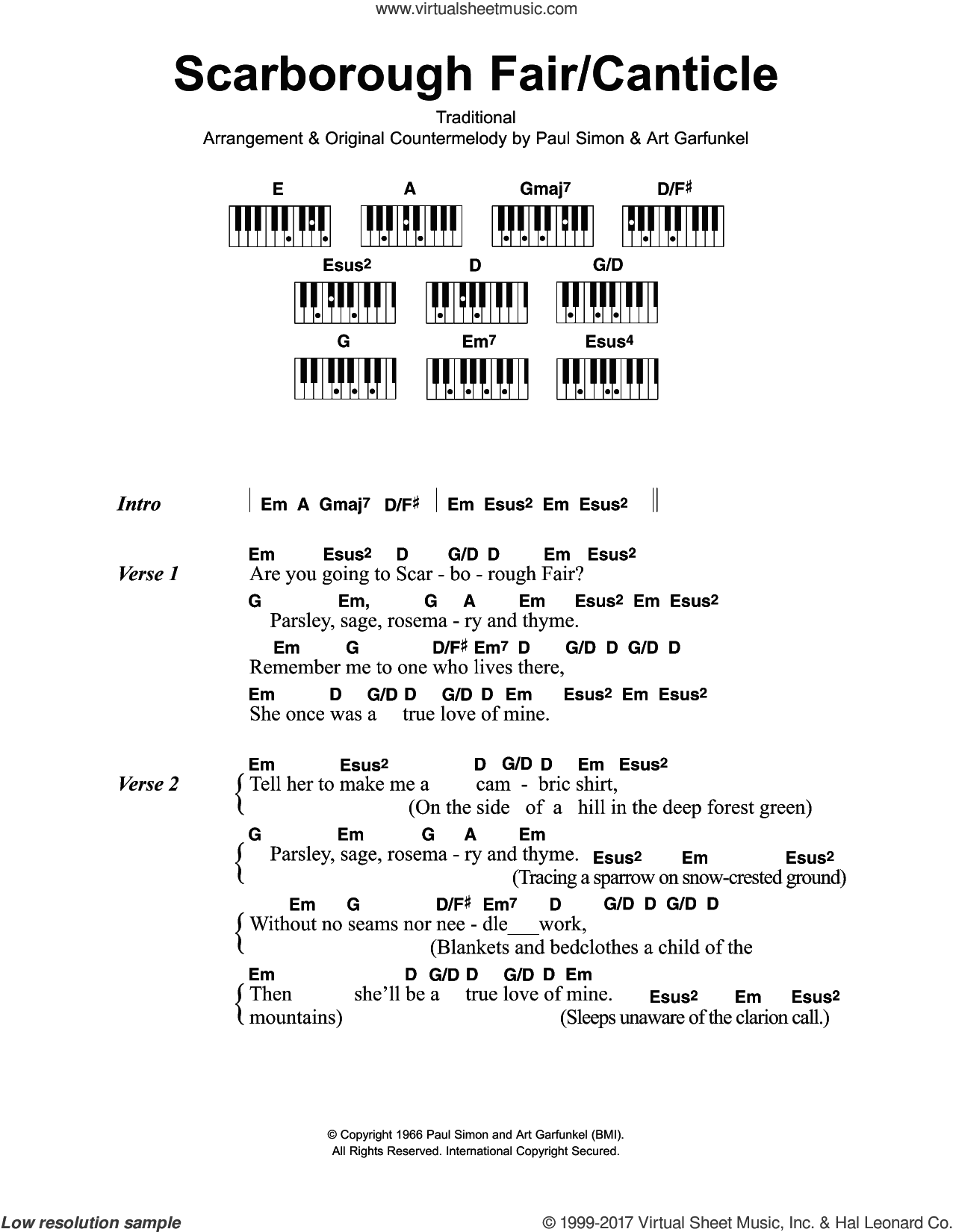 Scarborough Fair/Canticle
