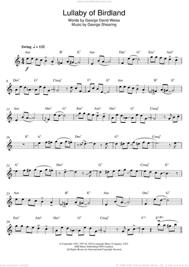 Lullaby Of Birdland