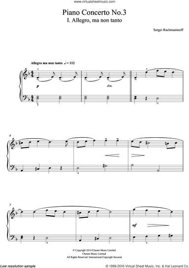 Piano Concerto No.3 - 1st Movement