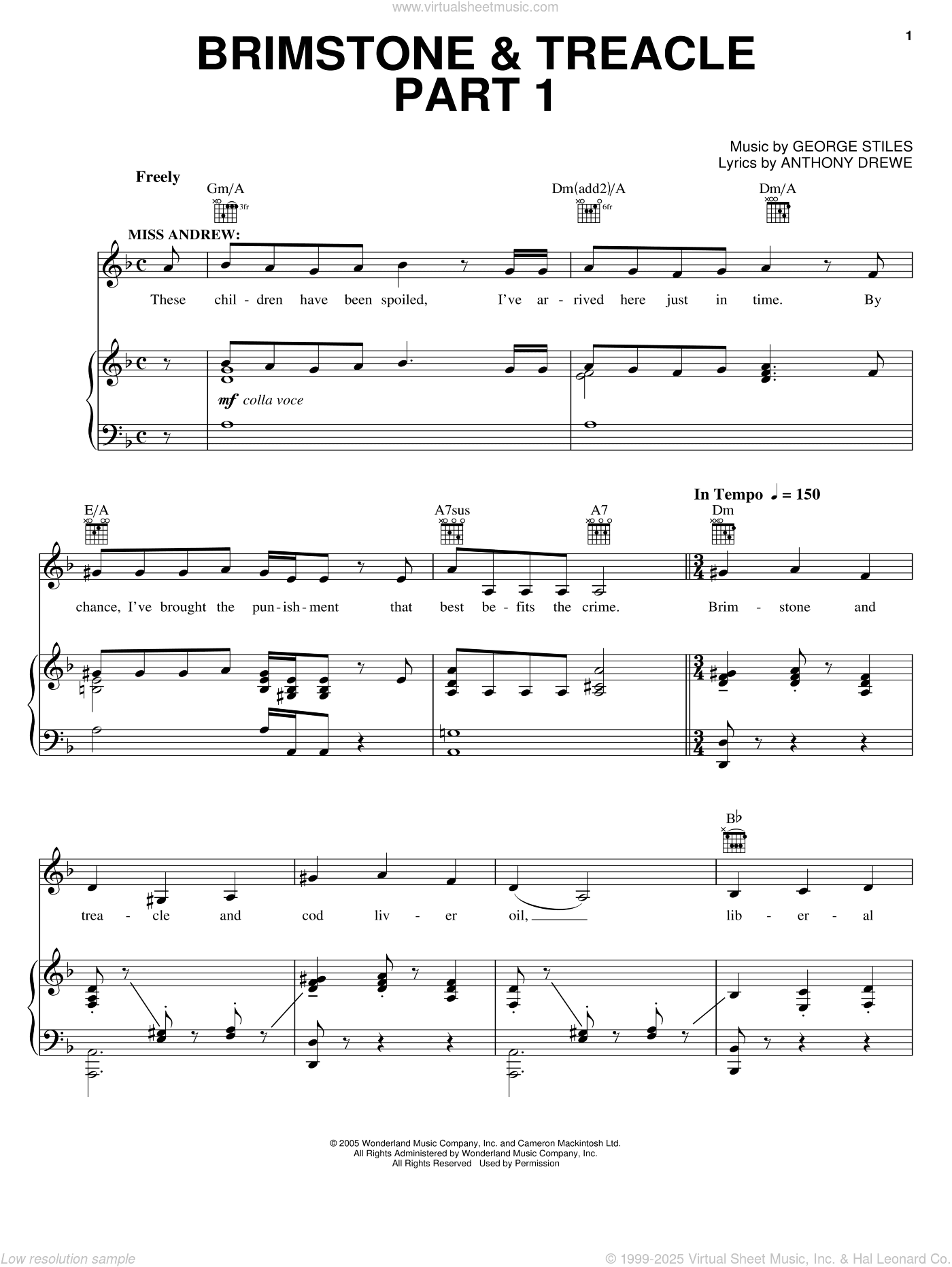 Brimstone and Treacle Part 1