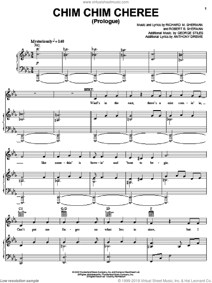 Prologue / Chim Chim Cher-ee