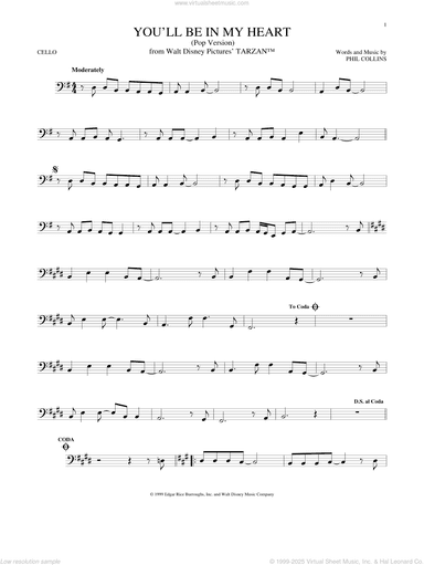 You'll Be In My Heart (Pop Version) (from Tarzan)