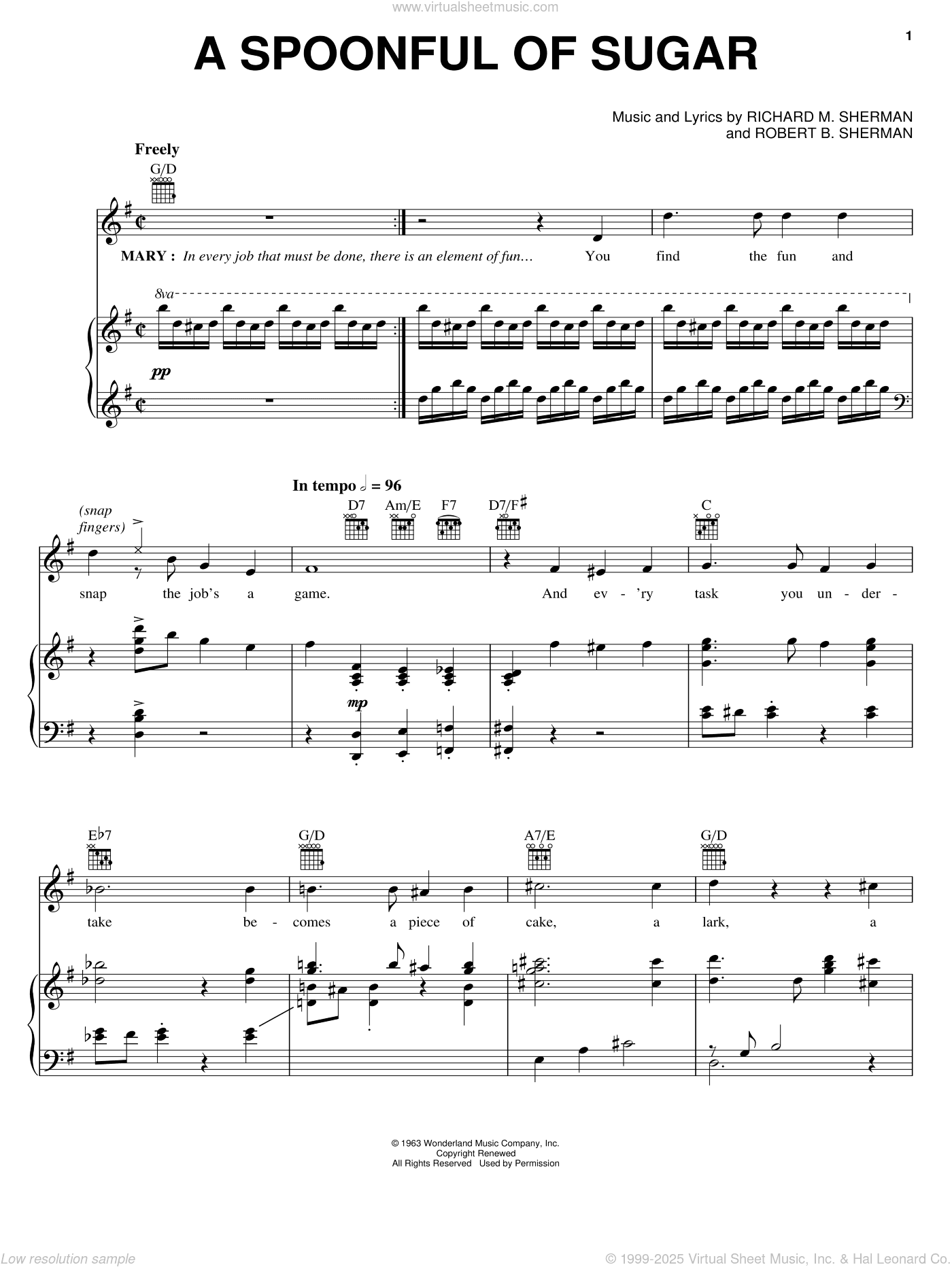 A Spoonful Of Sugar (from Mary Poppins: The Musical)