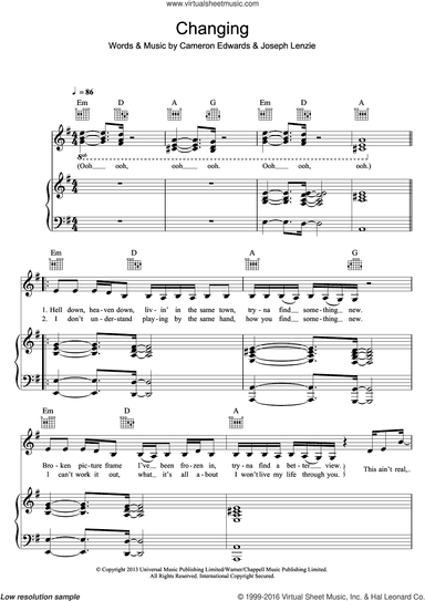 Changing (featuring Paloma Faith)